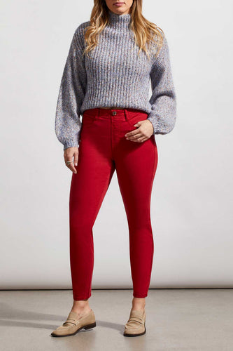 Audrey Icon Fit Pull On Skinny Jeans (Earth Red)