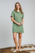 Lace Button Down Dress