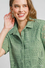 Lace Button Down Dress