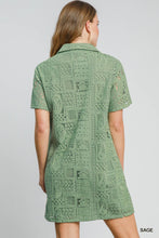 Lace Button Down Dress