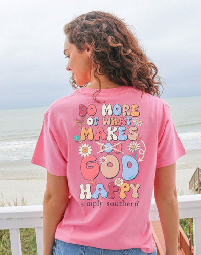Simply Southern Makes God Happy Graphic Tee