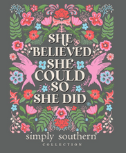 Simply Southern She Believed Youth Graphic Tee
