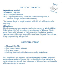 Mexicali Dip Mix