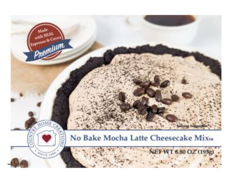 No Bake Mocha Latte Cheesecake Mix
