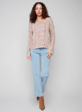 Novelty Yarn Crochet Sweater