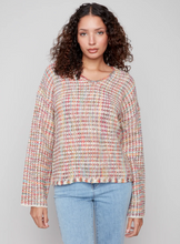 Novelty Yarn Crochet Sweater