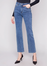 Straight Leg Jeans With Side Studs