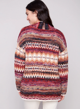 Space Dye Jacquard Cardigan
