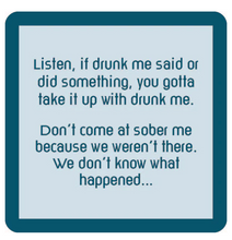 Drinks on Me Coasters