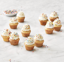 Structure Silicon 24 Count Mini Muffin Pan in White Confetti