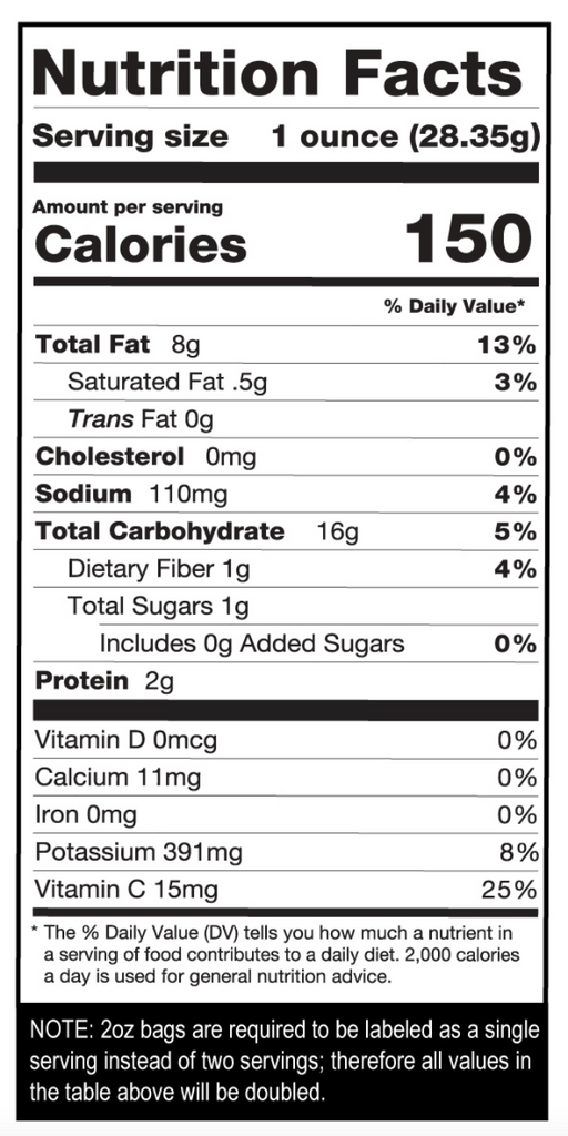 Route 11 Dill Pickle Potato Chip Ginger's Uptown