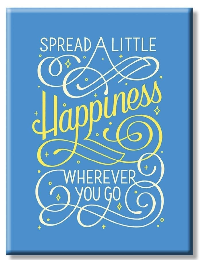 Spread Happiness Magnet
