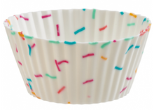 Set of 24 Mini Confetti Silicone Muffin Cups