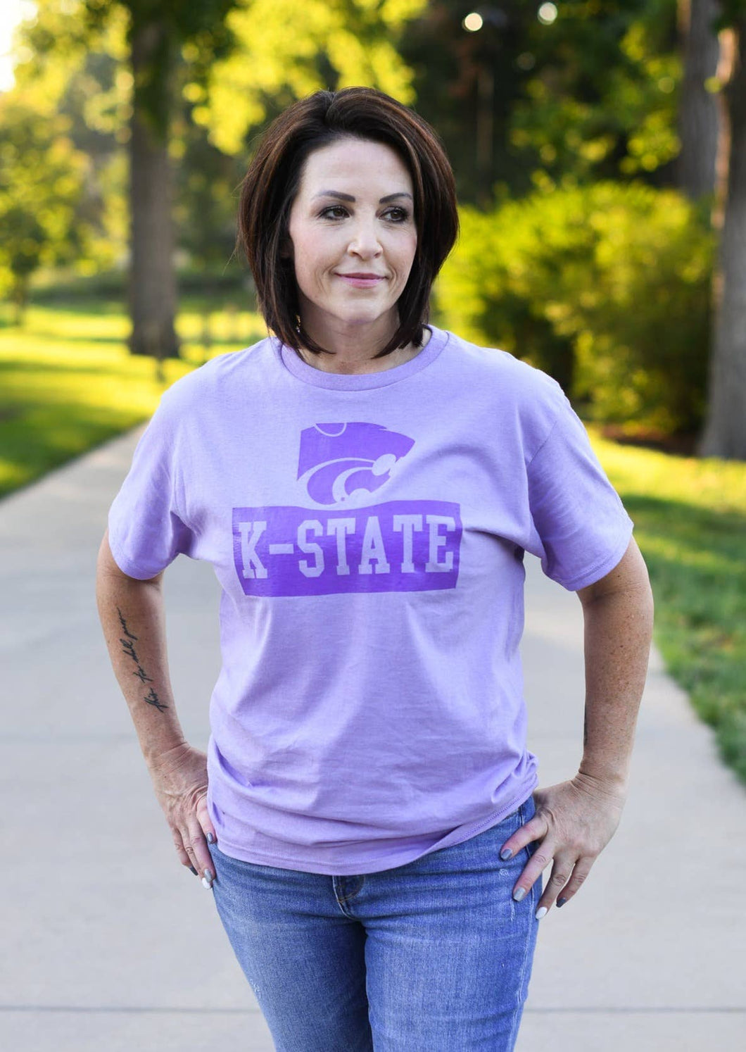 Kansas State - Lavender Tee