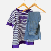 Kansas State Wildcats Striped Tee