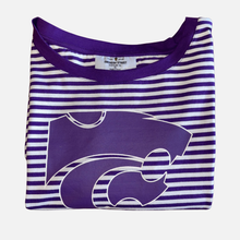 Kansas State Wildcats Striped Tee