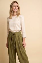 High-Waisted Wide-Leg Drawstring Pants