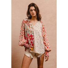 Floral Print Mix and Match Top