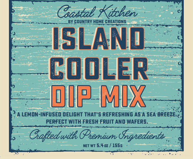 Coastal Kitchen- Island Cooler Dip Mix