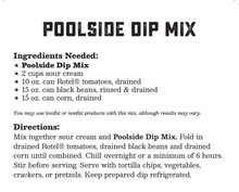 Coastal Kitchen- Poolside Dip Mix - NEW RELEASE