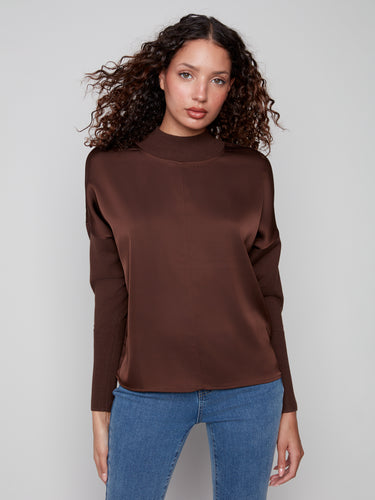 Satin Knit Top