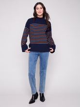 Yarn Dyed Sweater- Navy