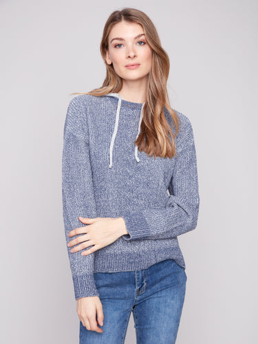 Hoodie Sweater- Denim