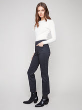 Rolled Cuff Pants- Navy