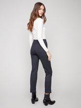 Rolled Cuff Pants- Navy