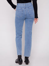 Denim Corduroy Straight Leg Pants