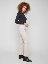 Straight Leg Corduroy Pants- Oat