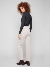 Straight Leg Corduroy Pants- Oat
