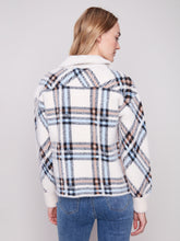 Eyelash Yarn Jacket- Ecru
