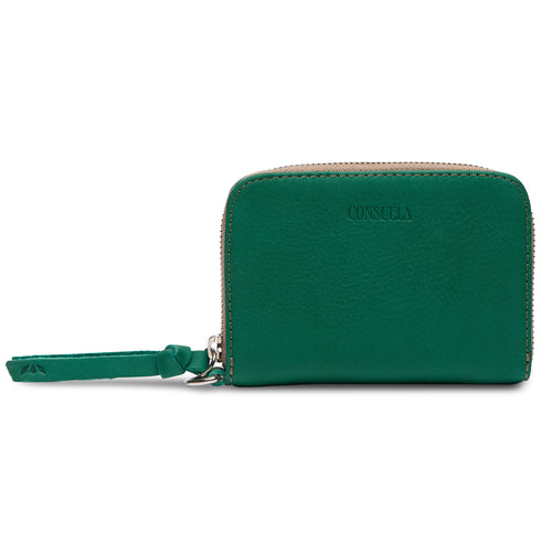 Consuela Teal Zippy Wallet