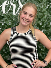 Striped Fitted Tank Top