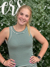 Striped Fitted Tank Top