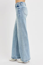 Risen Tummy Control High Rise Wide Leg Adjustable WB Jeans