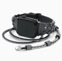 Sutton Braided Leather Watch Band