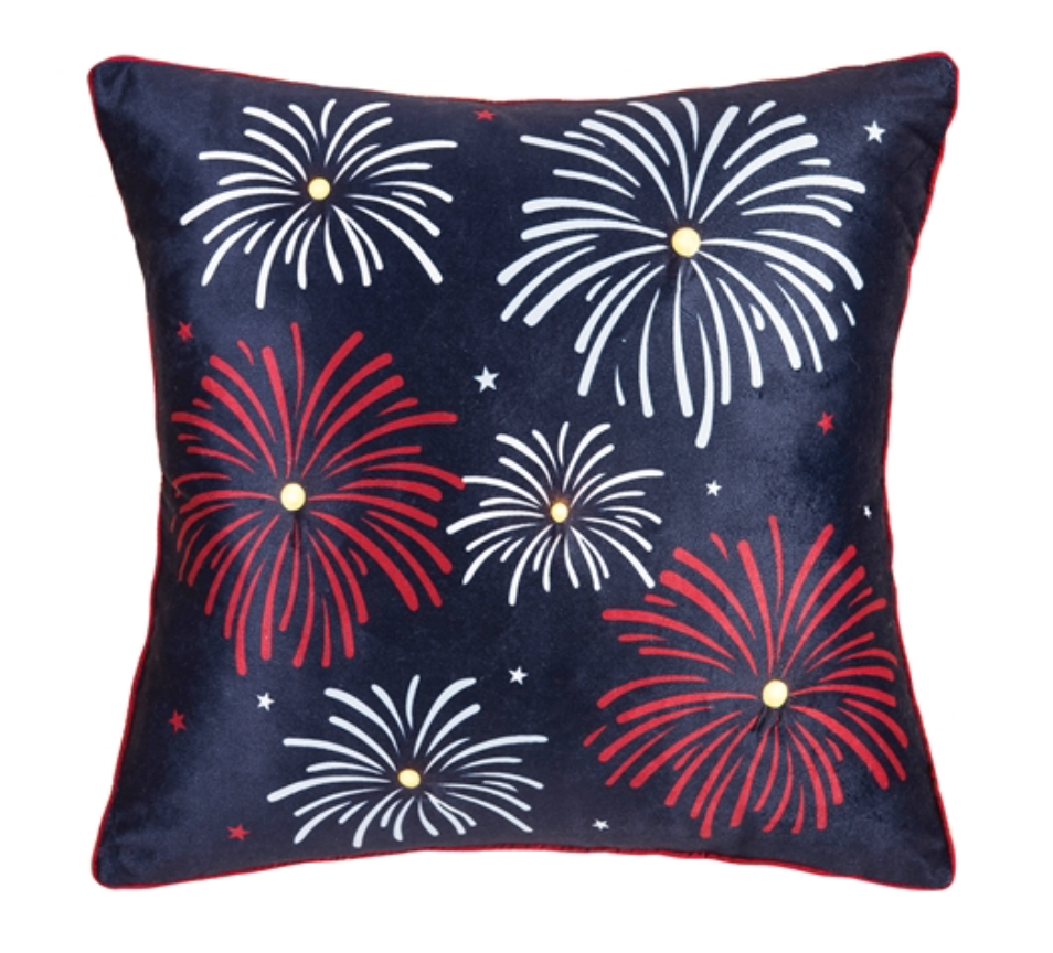 Fireworks LED Pillow