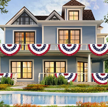 USA Pleated Bunting (3' x 6')