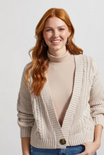 Sustainable Cotton One-Button Cardigan