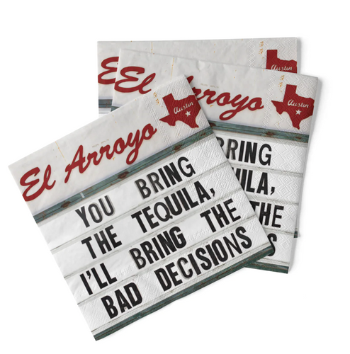 Cocktail Napkins (Pack of 20) - Bad Decisions