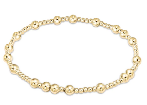 Hope Unwritten 5mm Bead Bracelet- Gold