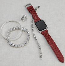 Sutton Braided Leather Watch Band