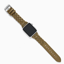 Sutton Braided Leather Watch Band