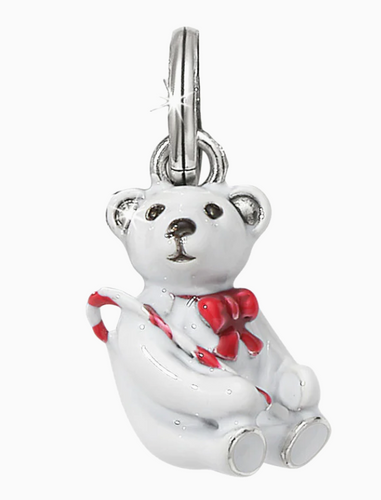 Frosty Christmas Bear Charm