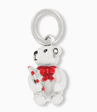 Frosty Christmas Bear Charm