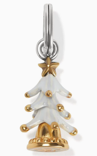 Flocked Christmas Tree Charm