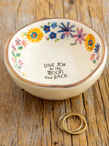 Ceramic Giving Trinket Bowl - Love To Moon