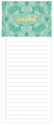 Magnetic Notepad Checklist